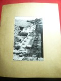 Fotografie de Expozitie de Bujor Expectatus 1958-Histria- Zid Elenistic,16x10cm