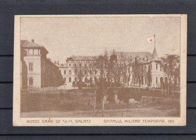 GALATI NOTRE DAME DE SION SPITALUL MILITAR TEMPORAR 193 CRUCEA ROSIE foto