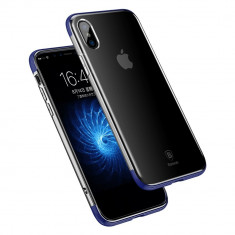 Husa iPhone X - Baseus Hybrid Armor Blue foto