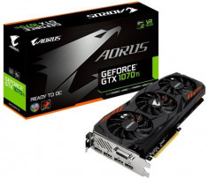 Placa video Gigabyte AORUS GeForce GTX 1070Ti, 8GB, GDDR5, 256-bit foto