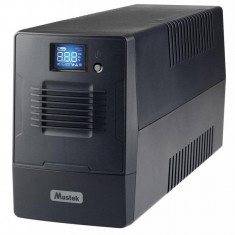 UPS Mustek PowerMust 600 LCD 600VA IEC foto