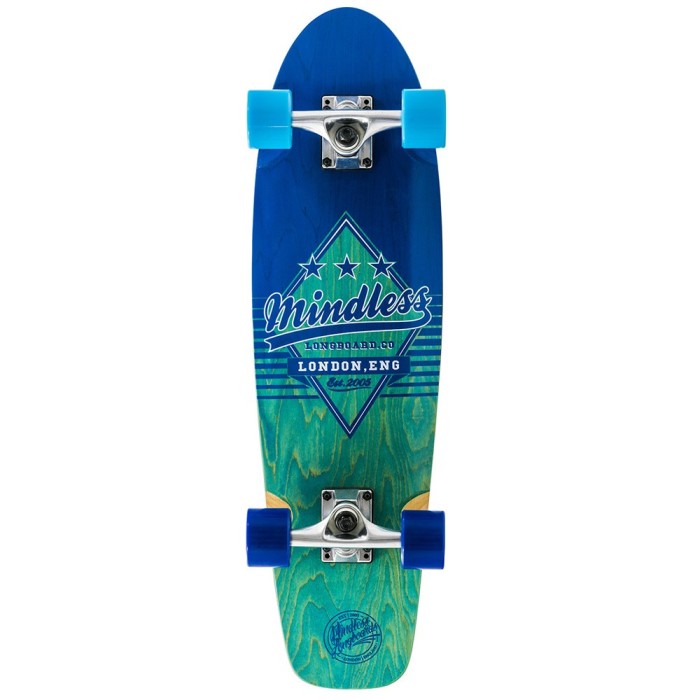 Cruiser Mindless Longboards Daily Grande II blue/blue 28"/71cm Cruiser Mindless Longboards Daily Grande II blue/blue 28"/71cm