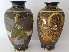 Pereche de vase din portelan pictat - China foto