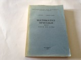 MATEMATICI SPECIALE NOTE DE CURS-PARTEA 1 L.LIVOSCHI GEORGETA MIHNEA,RF13/1