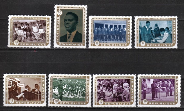RWANDA MI. 513-520 MNH