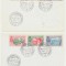 Romania Exil 1956 set 2 ilustrate FDC Expozitia Agricola flora dant &amp; nedantelat