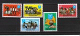 RWANDA MI. 474-478 MNH, Nestampilat