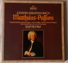 Johann Sebastian Bach / Karl Richter - St. Matthew Passion -4LP Boxet foto