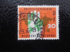 GERMANIA-EXPOZITIA POLITIEI- COMPLET-STAMPILAT foto
