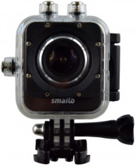 Camera Video de Actiune Smailo Play WiFi, 12MP, Filmare Full HD, WiFi (Neagra) foto