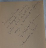 CARTE CU DEDICATIE SI AUTOGRAFUL AUTORULUI - Violeta ZAMFIRESCU ,,Dumineca&#039;&#039;