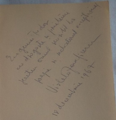 CARTE CU DEDICATIE SI AUTOGRAFUL AUTORULUI - Violeta ZAMFIRESCU ,,Dumineca&amp;#039;&amp;#039; foto