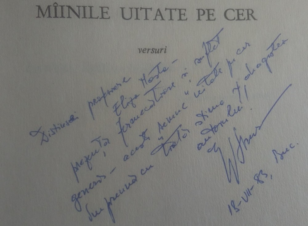 CARTE CU DEDICATIE SI AUTOGRAFUL AUTORULUI - G.V. STOENESCU - Miinile  uitate ,,,, Cartea Romaneasca Educational | Okazii.ro