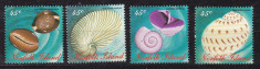 Norfolk 1996 fauna marina scoici MI 613-616 MNH w51 foto