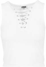 Ladies Lace Up Cropped Top foto