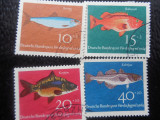 Serie timbre pesti animale fauna Germania stampilate, Stampilat