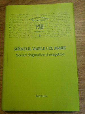 Sfantul Vasile cel Mare - Scrieri dogmatice si exegetice foto