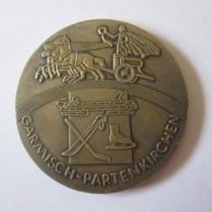 Medalie suvenir Olimpiada de iarna Garmisch-Partenkirchen,Germania nazista 1936