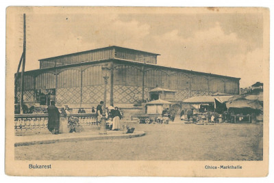 3997 - BUCURESTI, Romania, Market - old postcard - unused foto
