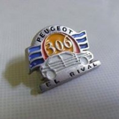 Vand insigna Peugeot 306,el rival,insigna vintage perfecta,Insigna Vintage auto