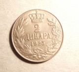 YUGOSLAVIA 2 DINARI -UNC / VARIANTA CU SEMN MONETAR, Europa