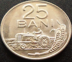 Moneda 25 Bani - ROMANIA, anul 1966 *cod 4812 --- UNC foto