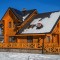 Cabane lemn rotund calibrat