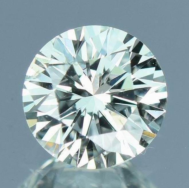 DIAMANT NATURAL ALB-certificat autenticitate-0,114ct.-3,23mm diam.-pret-excelent,  Briliant | Okazii.ro