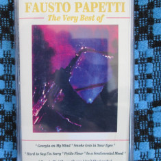 FAUSTO PAPETTI - THE VERY BEST OF (1 CASETA AUDIO ORIGINALA + CARTICICA!)