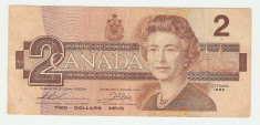 CANADA 2 $ / 1986. foto