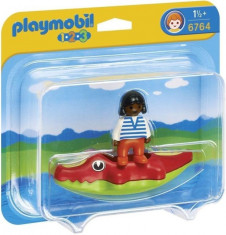 Playmobil 6764, 1.2.3 Copil cu barca foto