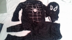 Costum Spiderman Negru 3-4 ani foto