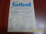 Program Olimpia SM - Minerul Ilba Seini