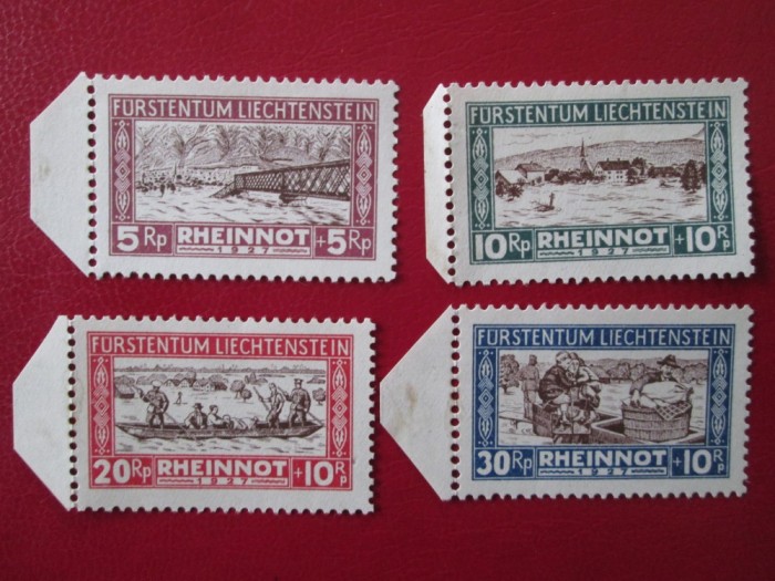 LIECHTENSTEIN AJUTOR PENTRU INUNDATII=1928