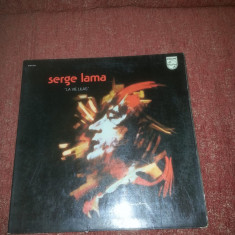 Serge Lama-La Vie Lilas-Gatefold-Philips 1975 France vinil vinyl