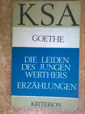 Goethe ? Die Leiden des Jungen Werthers foto