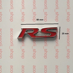 emblema logo RS metal