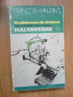 n1 Un Adolescent De Altadata - Maltaverne - Francois Mauriac foto