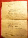 Adresa cu Antet Cooperativa Plaiul Oltului comuna Plesoiu-Romanati 1946