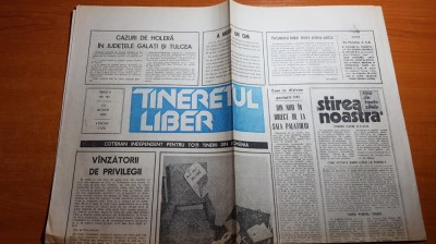 ziarul tineretul liber 26 iulie 1990-articolul despre victoria floresti foto