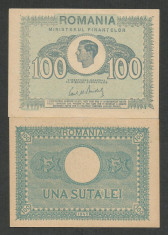 ROMANIA 100 LEI 1945 UNC [1] P-78 , necirculata foto