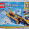 Lego Creator 31042 Super Soarer Avion 3 tipuri de avion 100 piese Original Nou