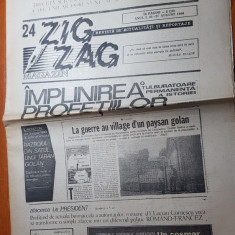 ziarul zig-zag 21-17 august 1990- interviu - nicu ceausescu se destainuie