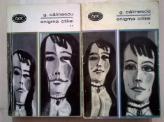 George Calinescu ? Enigma Otiliei {2 volume} foto