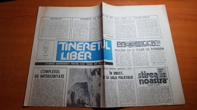 ziarul tineretul liber 21 iulie 1990 foto