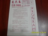 Program CFR Timisoara - CSM Dr. Tr. Severin