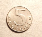 AUSTRIA 5 GROSCHEN 1931