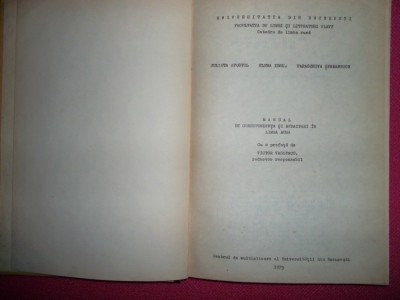 Manual de corespondenta si redactari in limba rusa/ Julieta Apostol foto