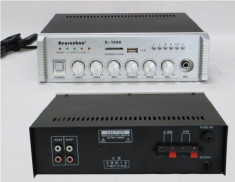 Amplificator de Linie 100V 40W Audio Statie Amplificare WVNGR X-1040 Radio USB foto