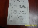 Program UM Timisoara - FC Bihor